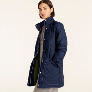 J.Crew Quilted Puffer With PrimaLoft